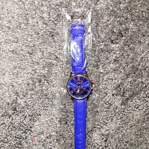 Brilliant Blue on Blue and Rose Gold    Lis Times watch